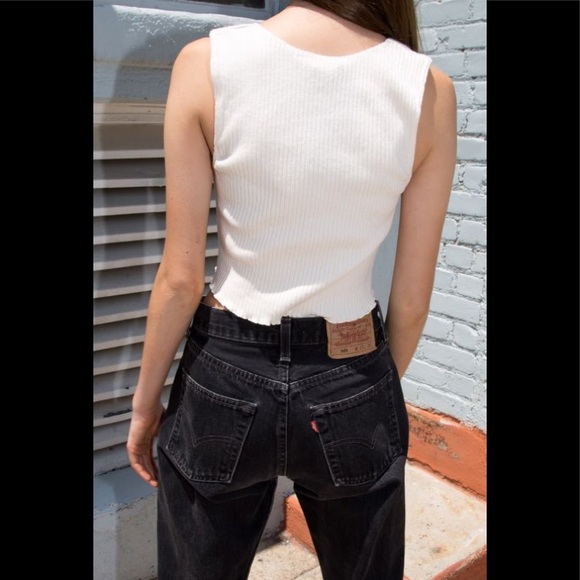 Brandy Melville cream zita tank top - Picture 3 of 5